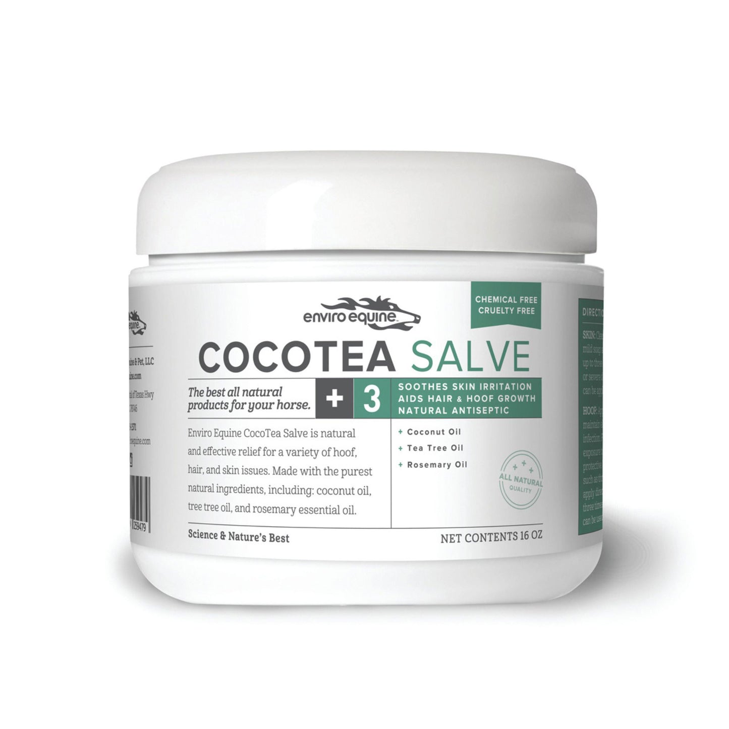 Jar of Enviro Equine Cocotea Salve