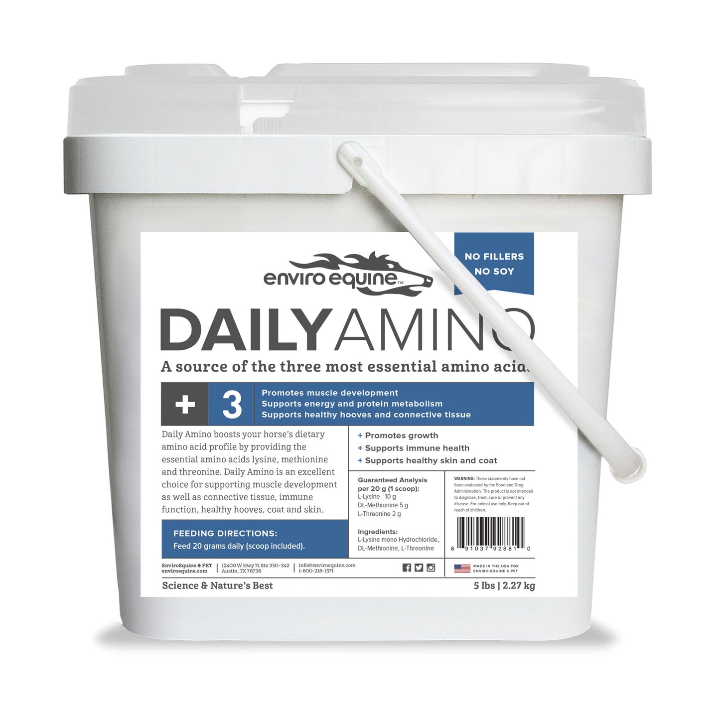 Enviro Equine Daily Amino container