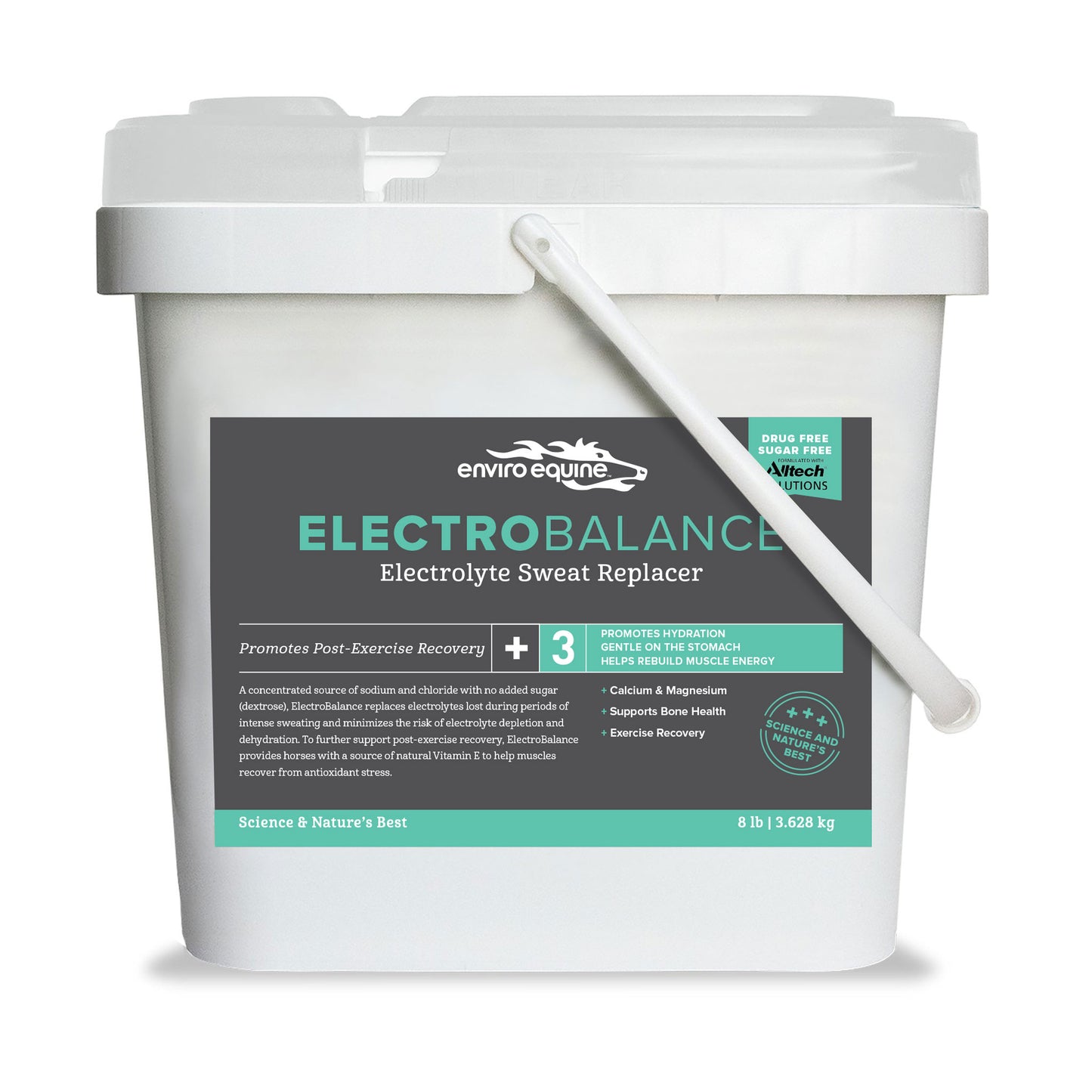 Enviro Equine ElectroBalance Electrolyte Sweat Replacer with a scoop